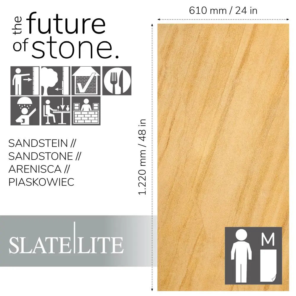 Natuursteen Slate-Lite Teakwood