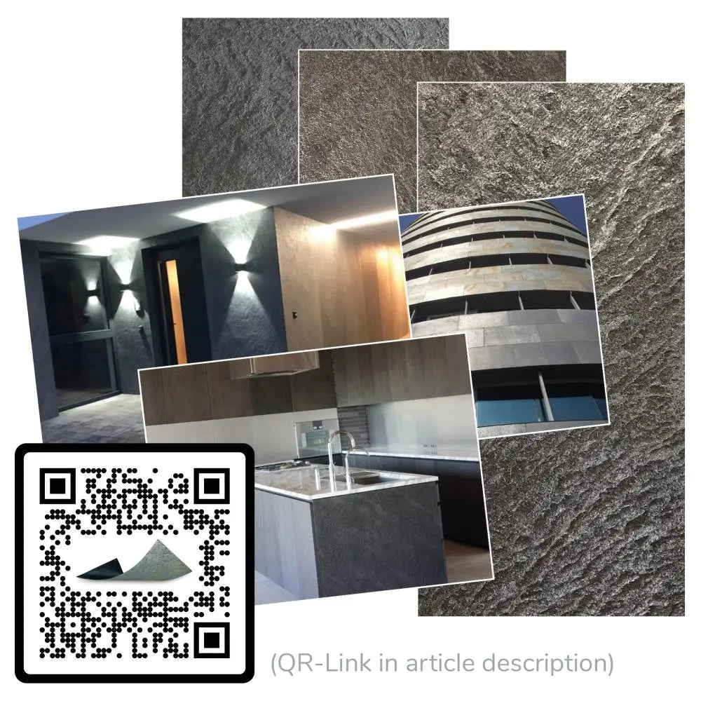 Natuursteen Translucent SLATE LITE BLACK