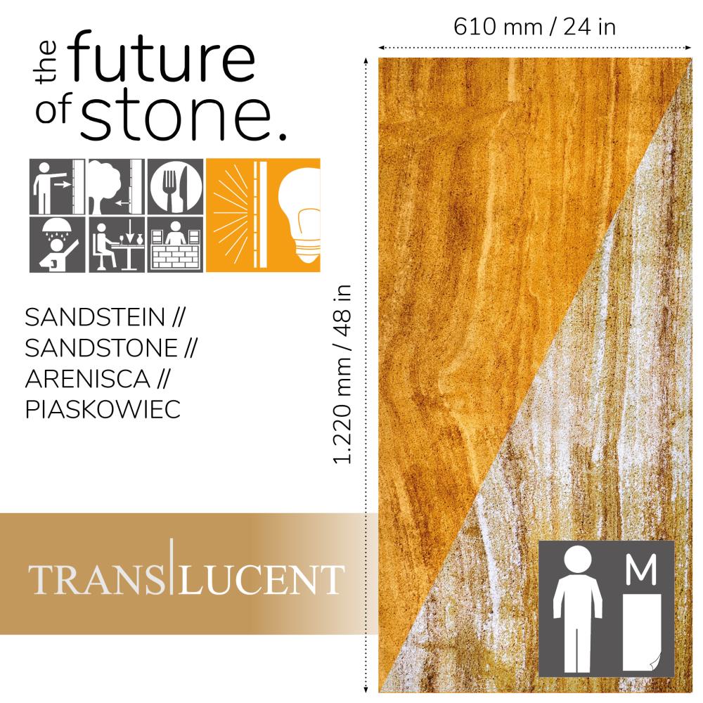 Natuursteen Translucent SLATE LITE Teakwood