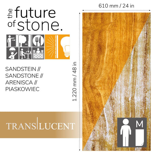 Natuursteen Translucent SLATE LITE Teakwood