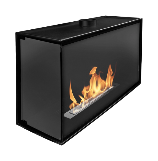 Inbouw hoek bio-ethanol haard BIO-EKO Links