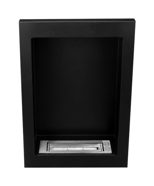 Bio ethanol haard – Vertical Hangmodel – Zwart Structuurmat