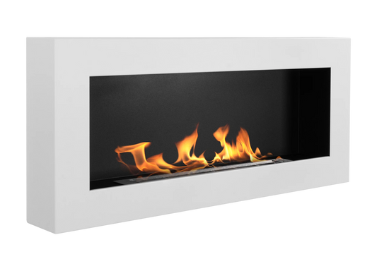 De Bio ethanol haard wit Mat mat 900x400 structuur