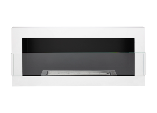 De Bio ethanol haard White NIGHT 900x400 glans