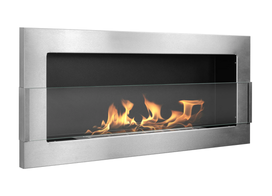 De Bio ethanol haard silver 900x400