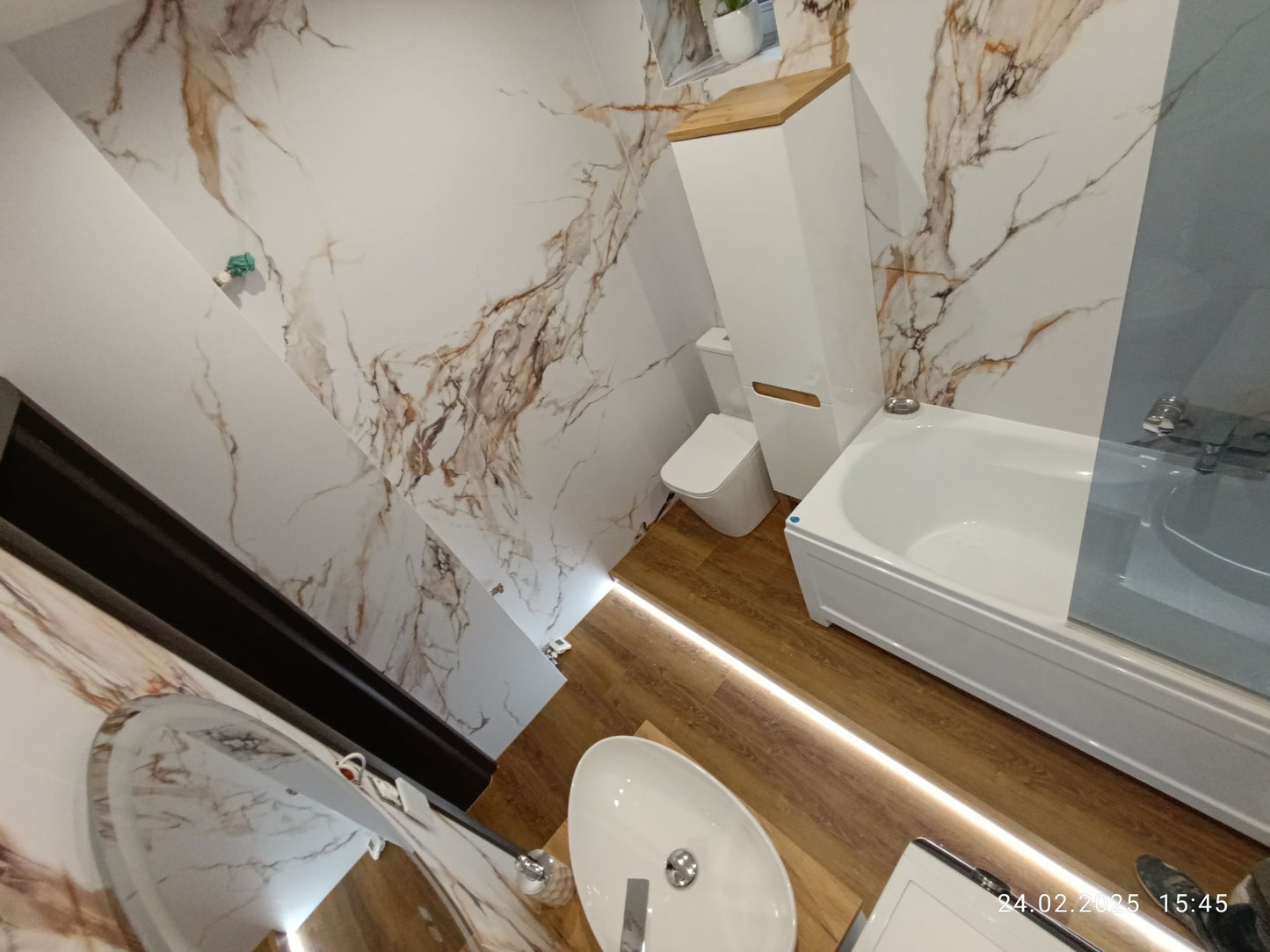 Koolstofpaneel CALACATTA GOLD GLANS