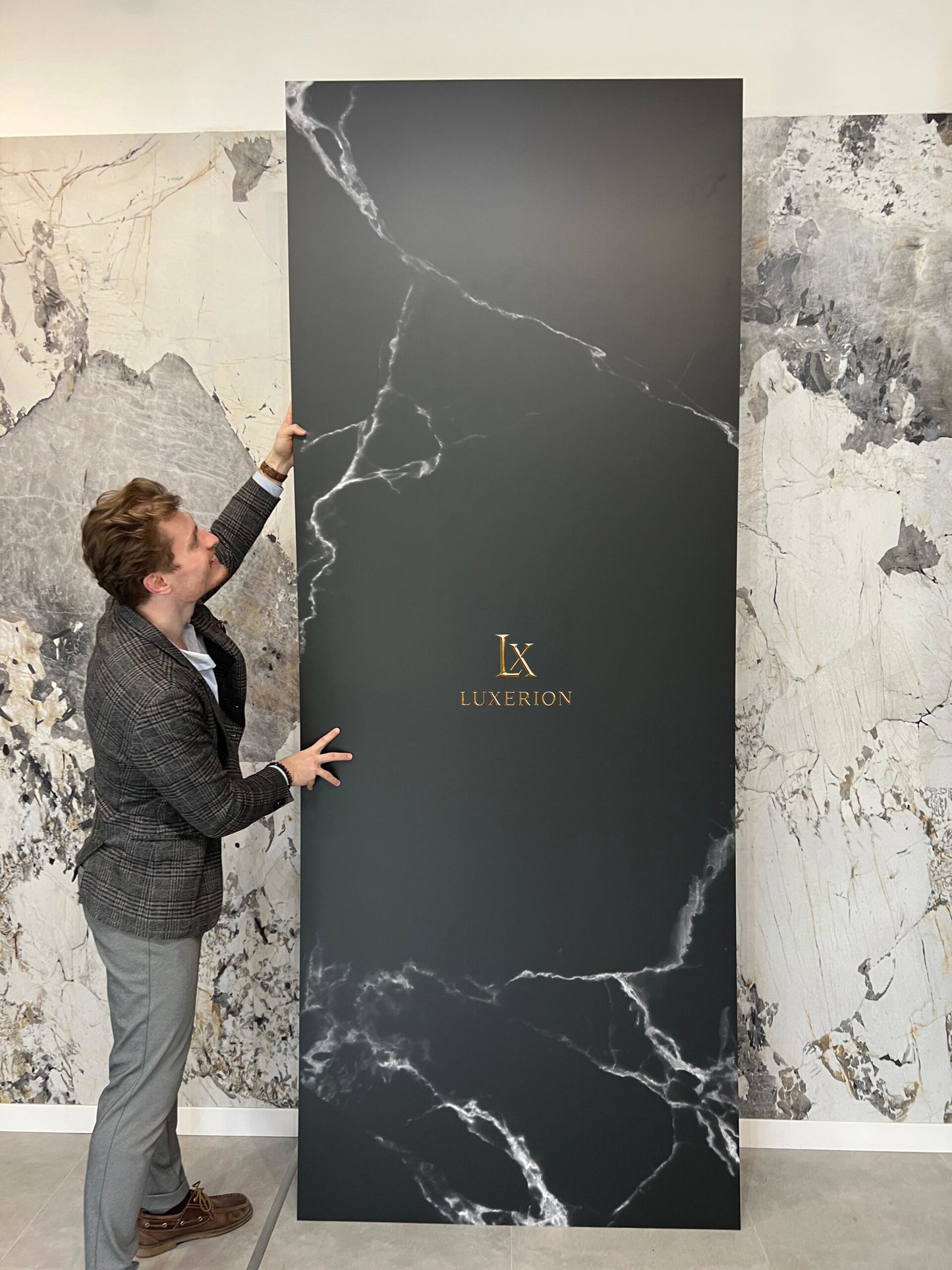 Koolstofpaneel BLACK MARQUINA MAT