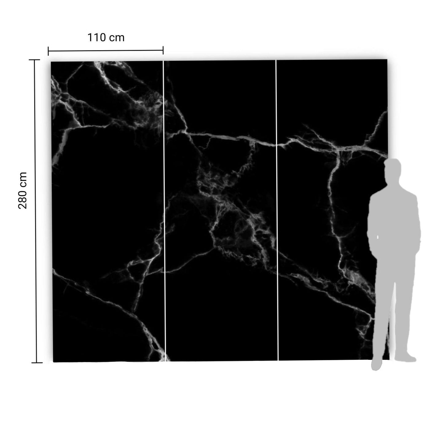 Koolstofpaneel BLACK MARQUINA Gloss