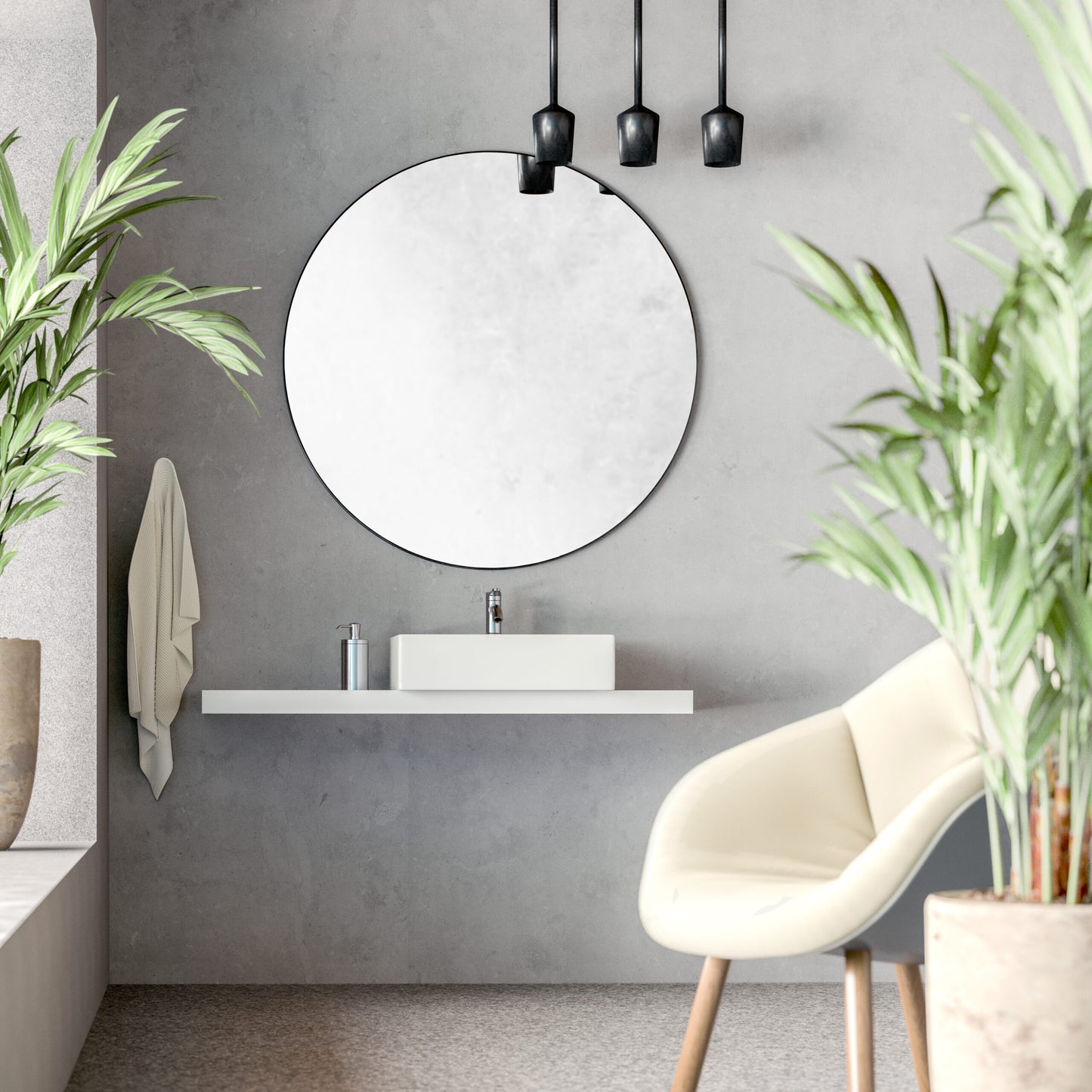 LUXE Koolstofpaneel BETON GREY
