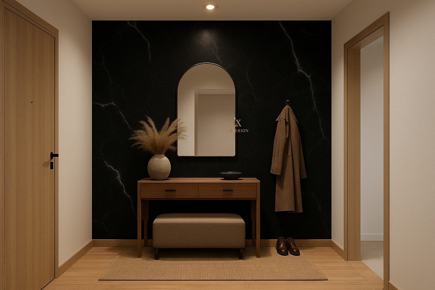 Koolstofpaneel BLACK MARQUINA MAT