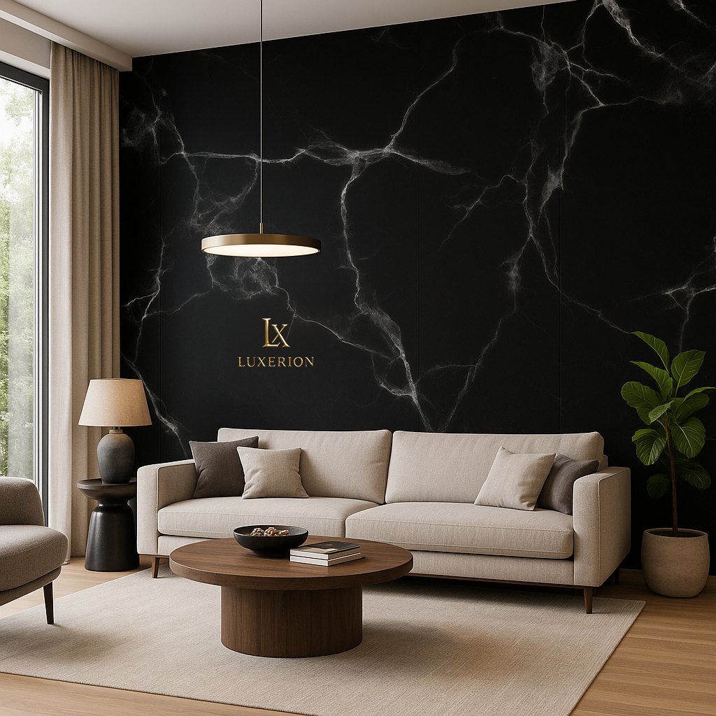 Koolstofpaneel BLACK MARQUINA MAT