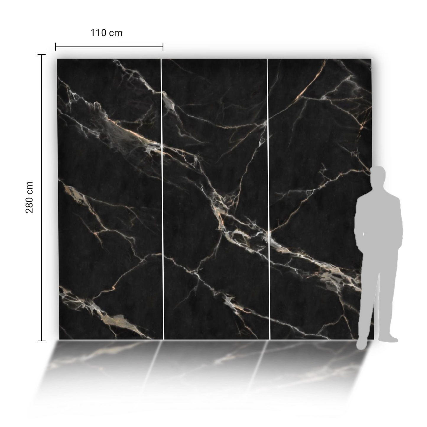 Koolstofpaneel MARQUINA GOLD Gloss