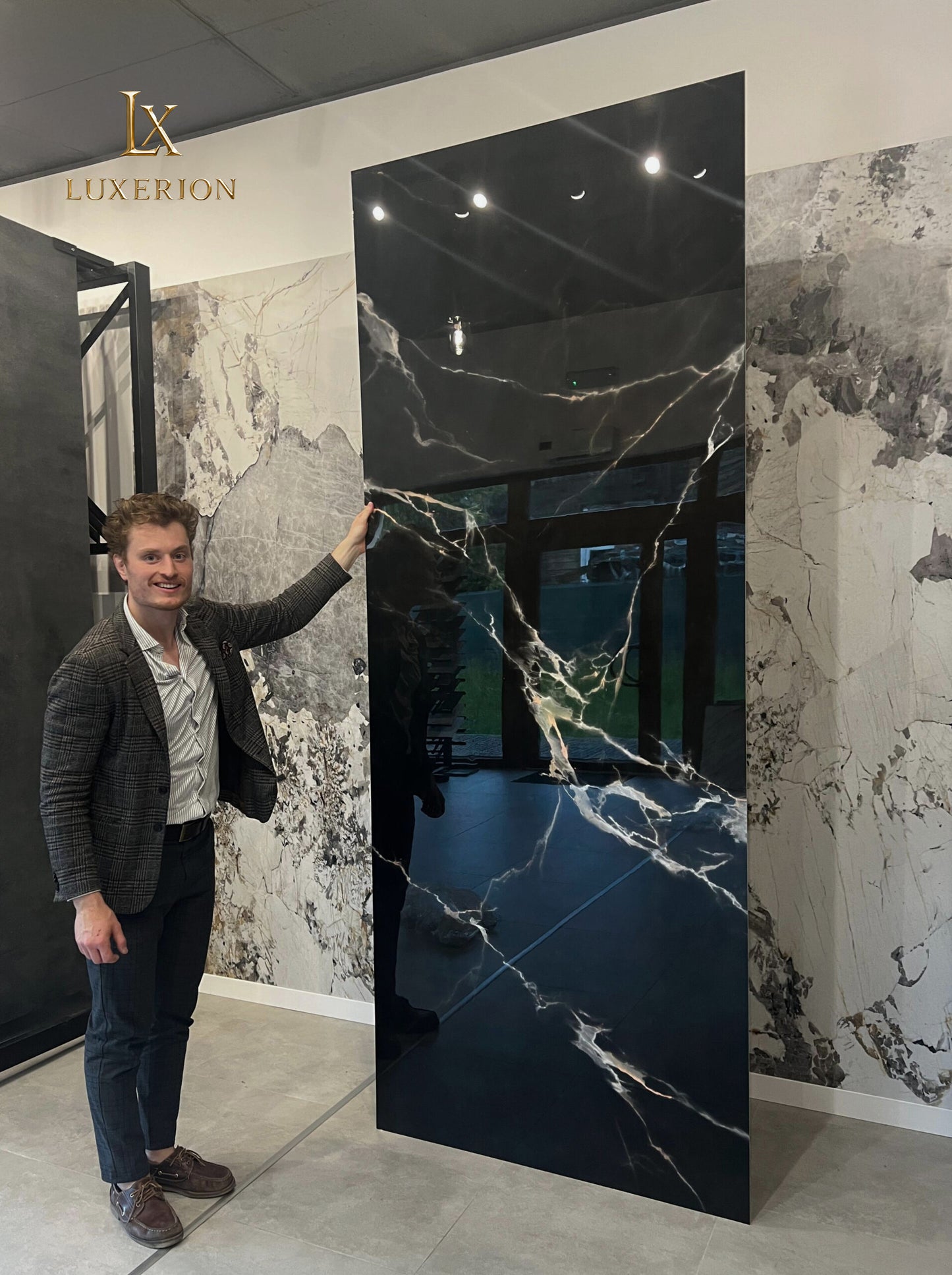 Koolstofpaneel MARQUINA GOLD Gloss