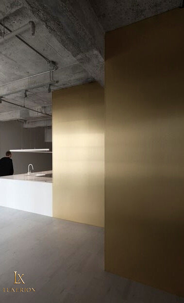 Koolstofpaneel METAL GOLD