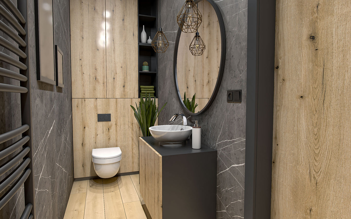 LUXE Koolstofpaneel OAK NATURAL
