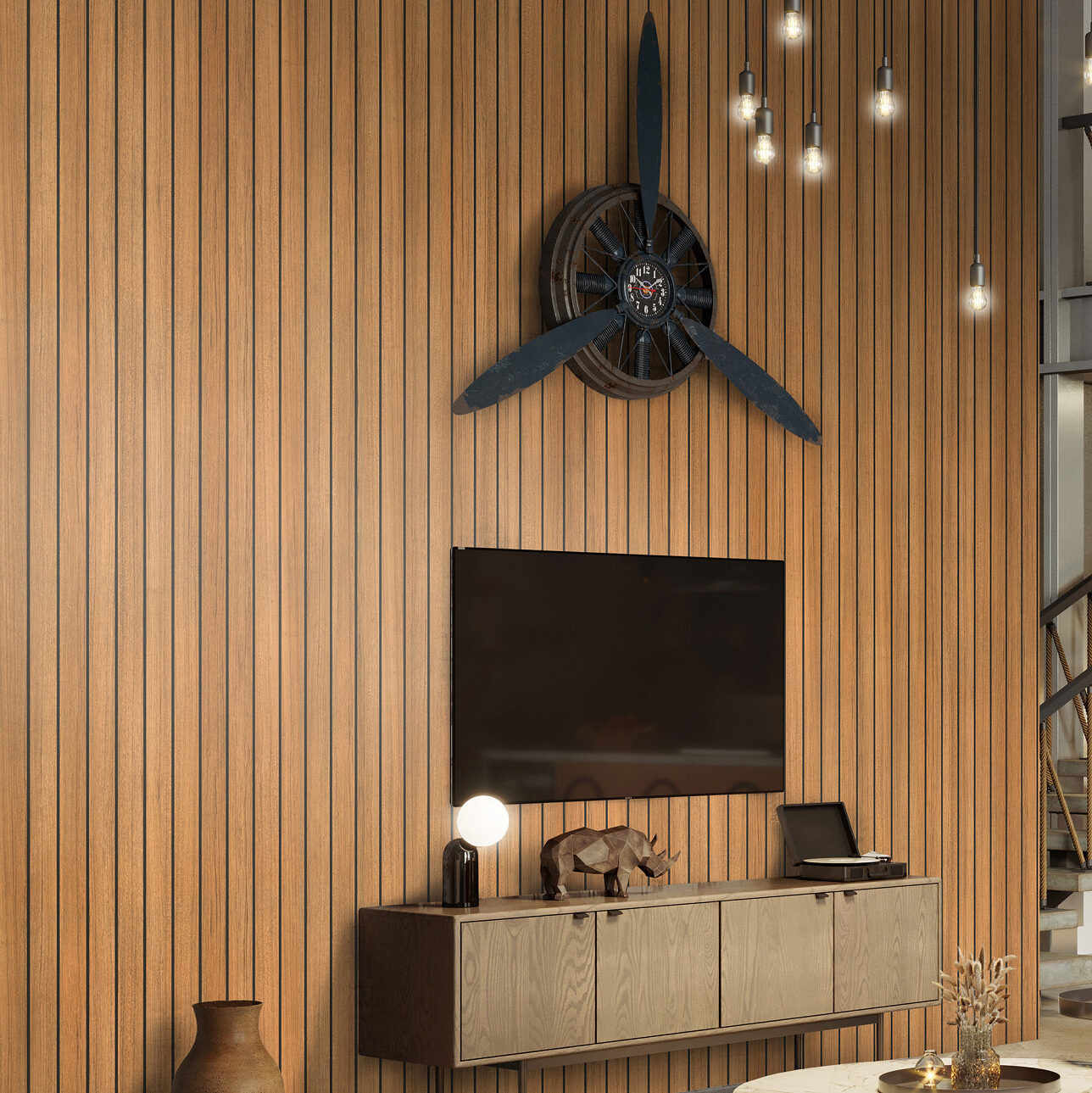 LUXE Koolstofpaneel OAK LAMEL