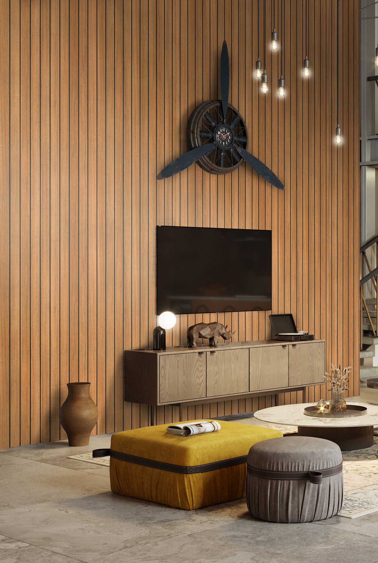 LUXE Koolstofpaneel OAK LAMEL
