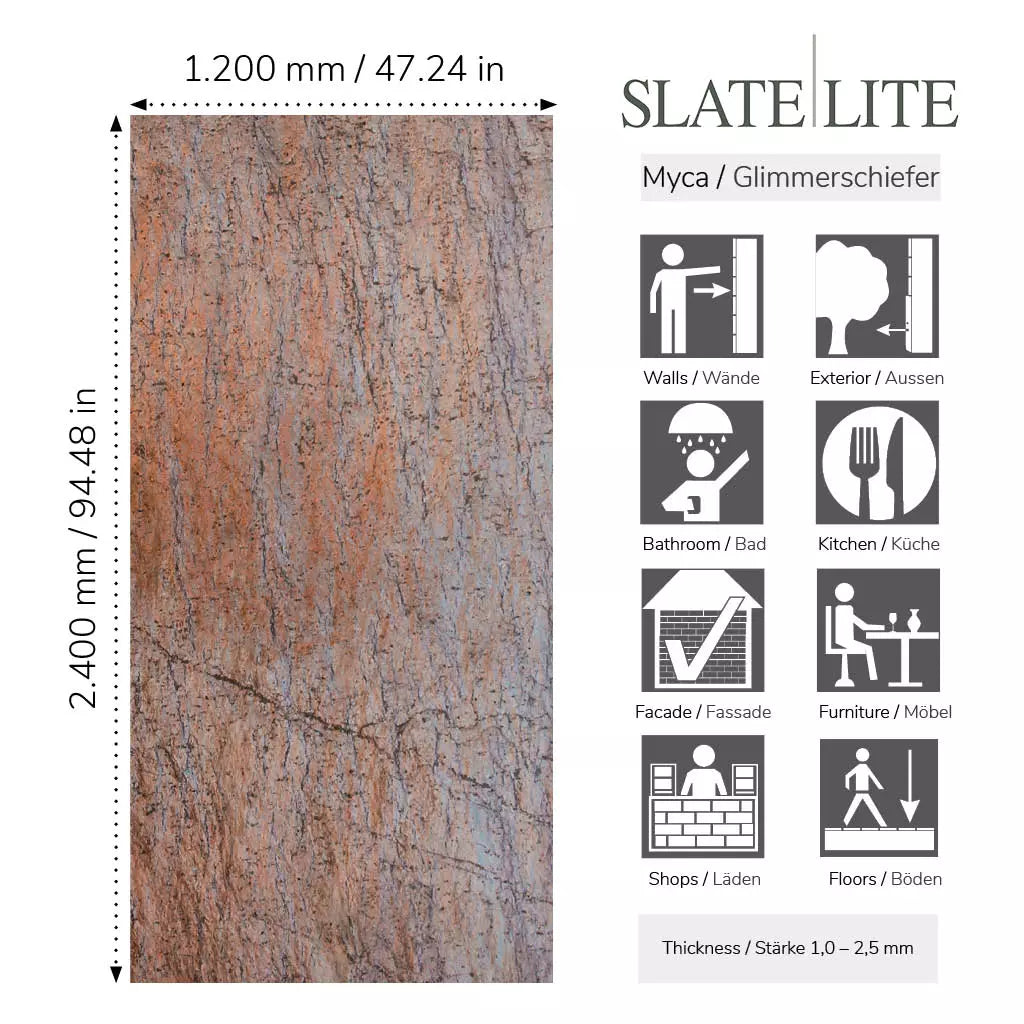 Natuursteen Cobre Slate-Lite