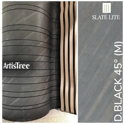 Natuursteen D. Black 45° Slate-Lite