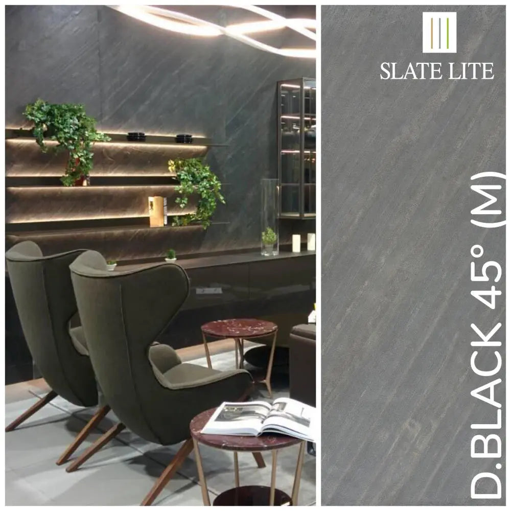 Natuursteen D. Black 45° Slate-Lite