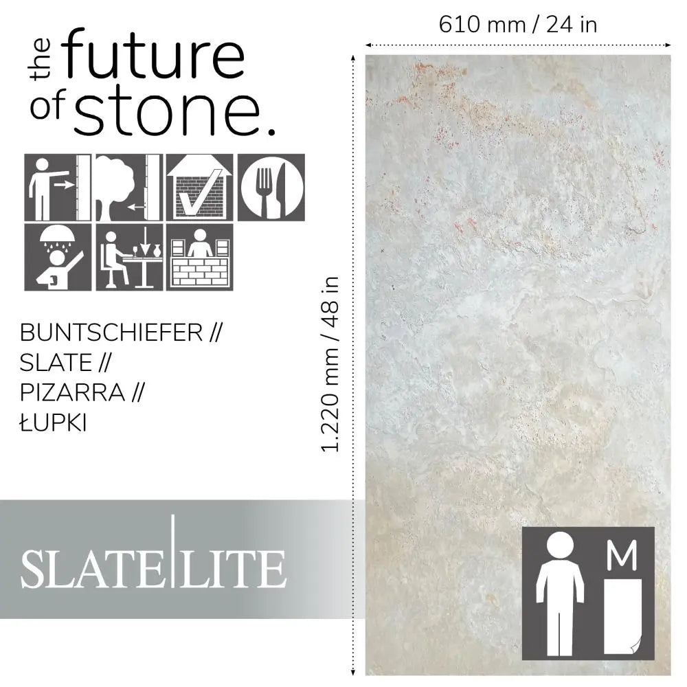 Natuursteen Blanco Slate-Lite