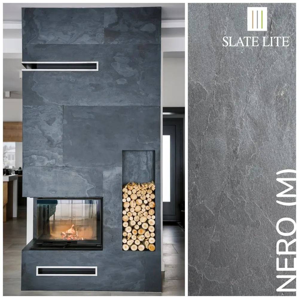 Natuursteen Nero Slate-Lite