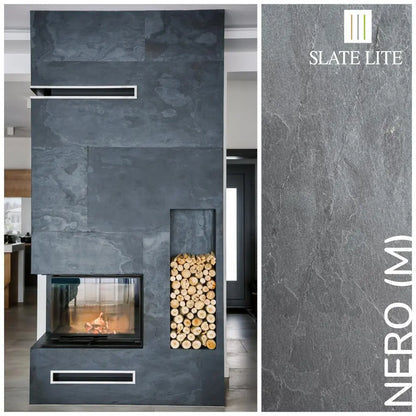 Natuursteen Nero Slate-Lite