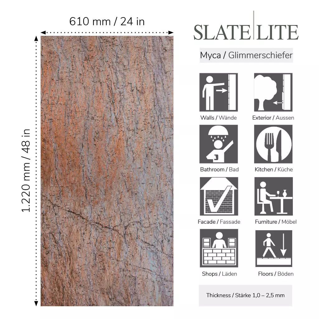 Natuursteen Cobre Slate-Lite