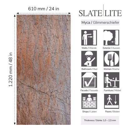 Natuursteen Cobre Slate-Lite