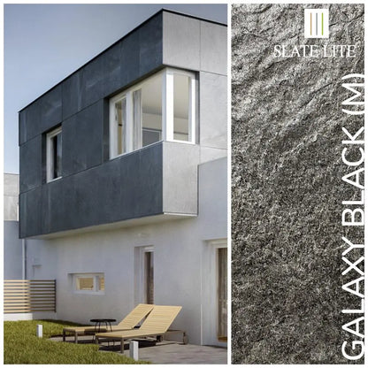 Natuursteen Slate-Lite Galaxy Black 280x120