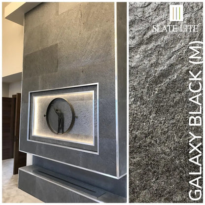 Natuursteen Slate-Lite Galaxy Black 280x120