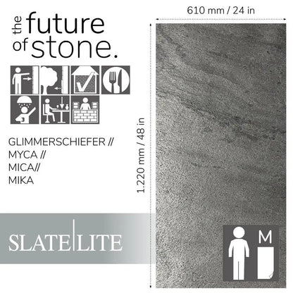 Natuursteen Silver Grey Slate-Lite
