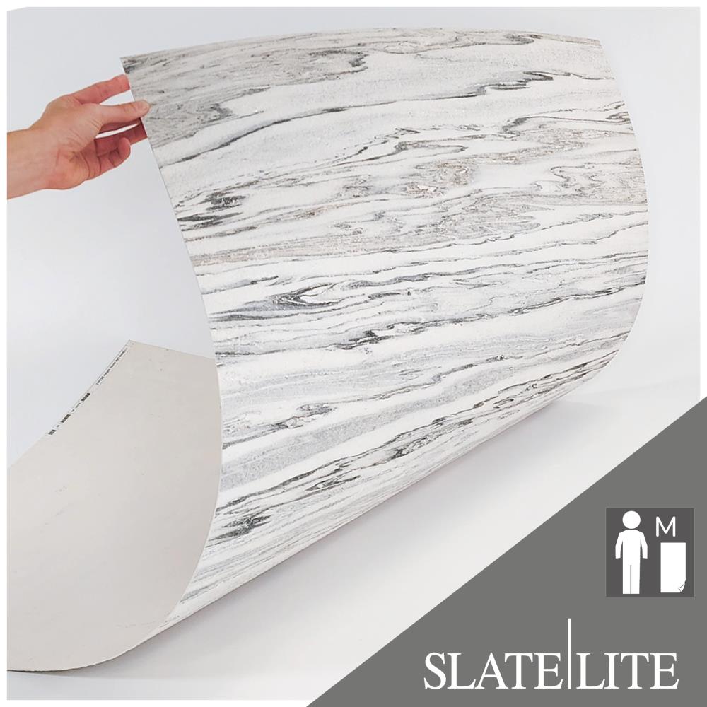Natuursteen Slate-Lite Arctic White 45°