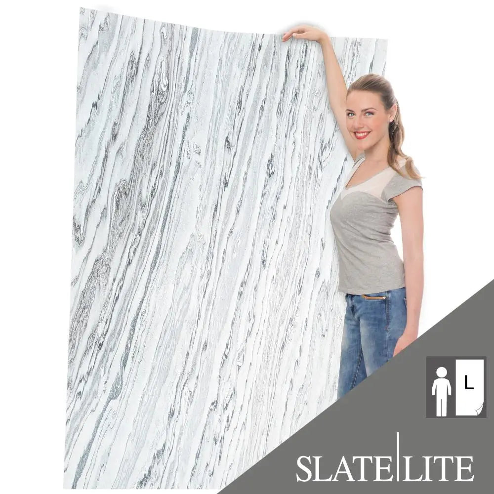 Natuursteen Slate-Lite Arctic White 45°