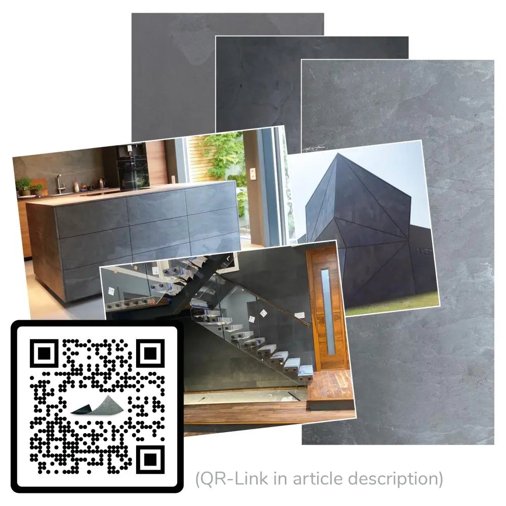 Natuursteen Translucent SLATE LITE Nero