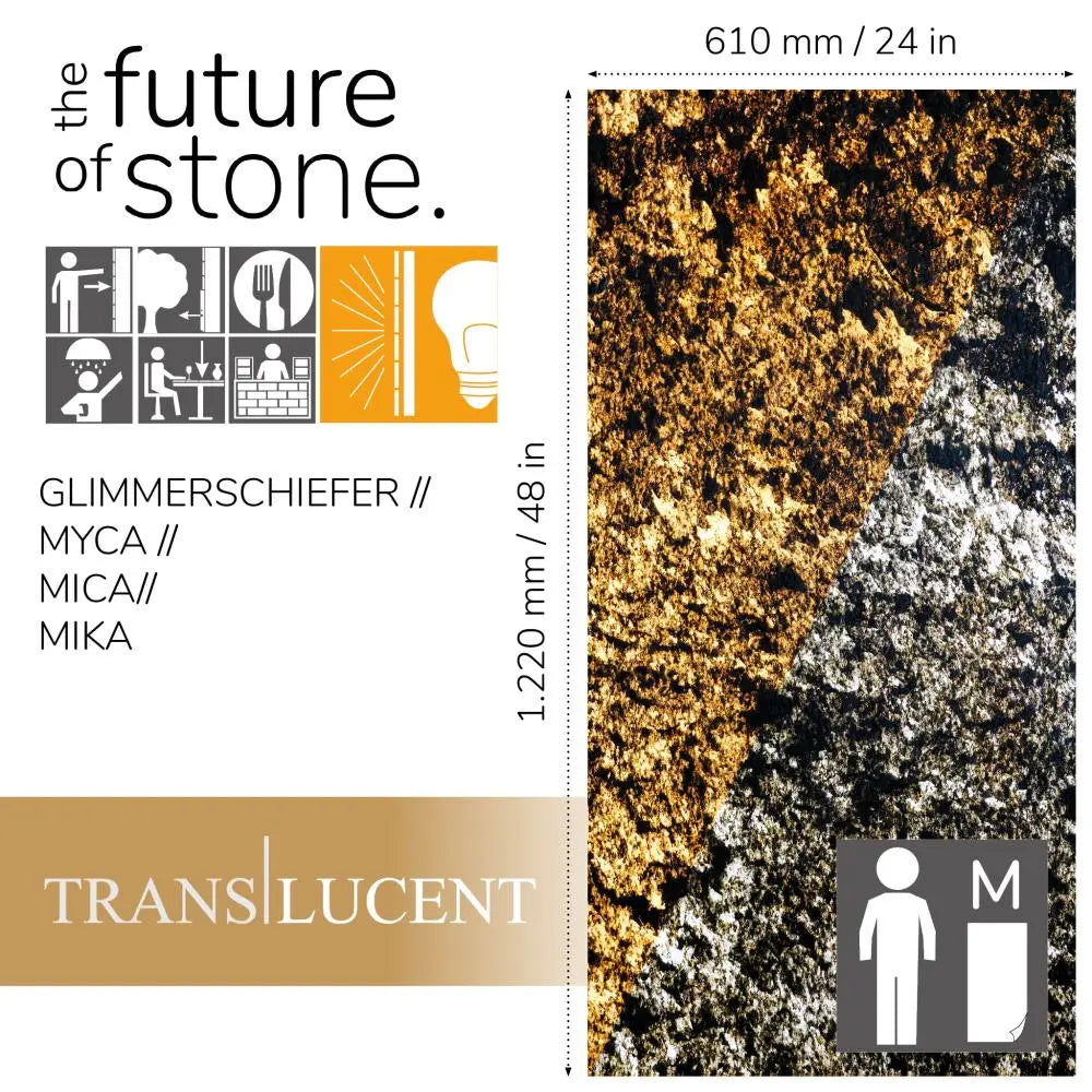 Natuursteen Translucent SLATE LITE Auro