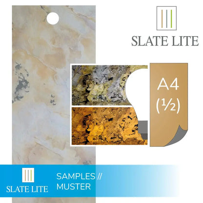 Natuursteen Translucent SLATE LITE Falling Leaves Sample