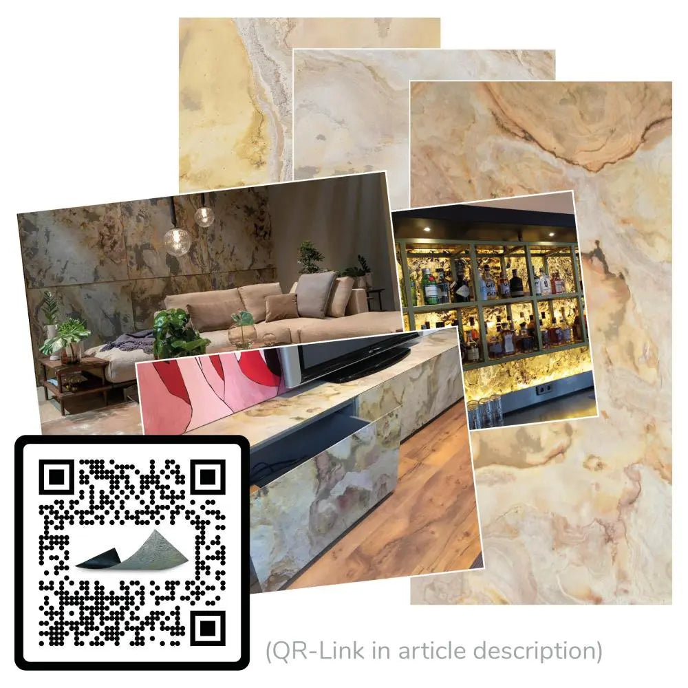 Natuursteen Translucent SLATE LITE Falling Leaves Sample