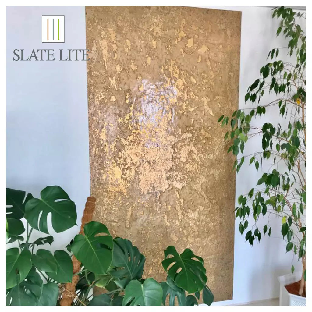 Metalen Look in Steenfineer Artdecors Lite Gold Medal