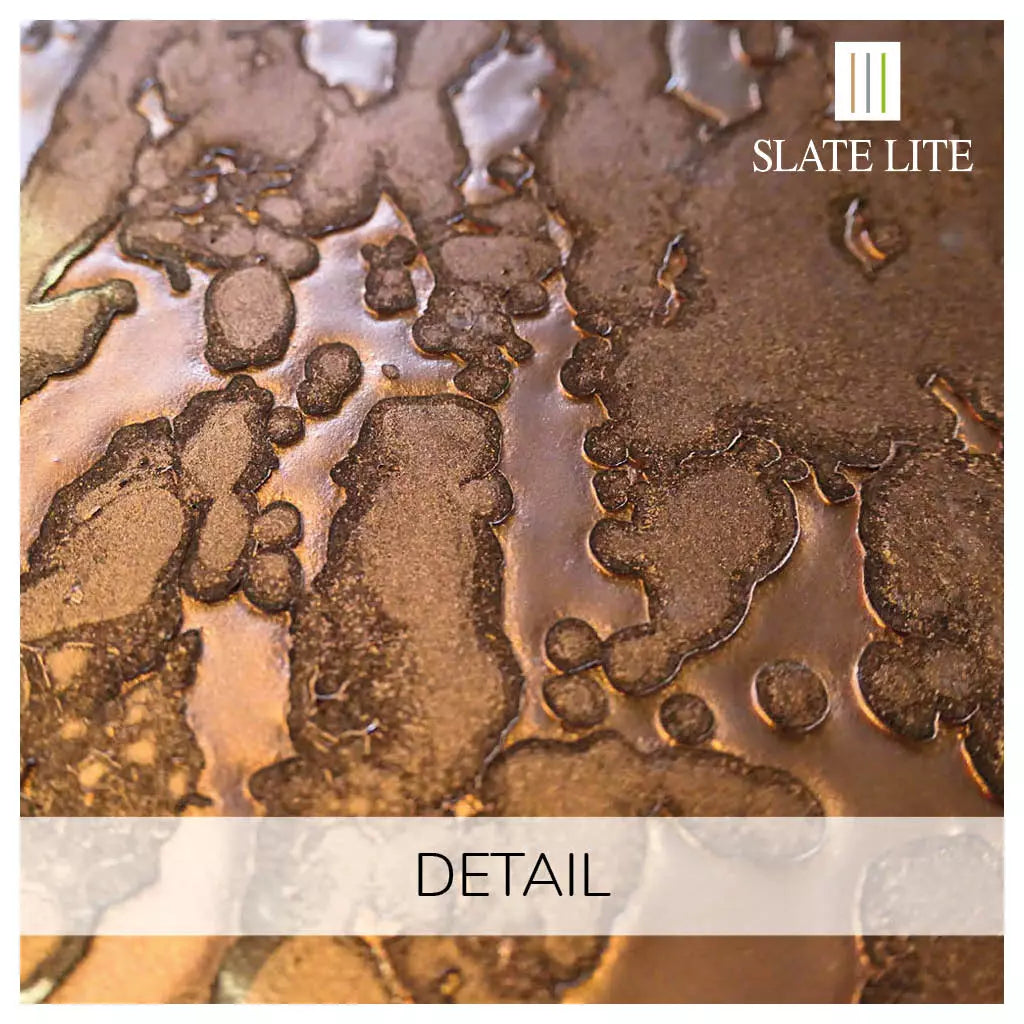 Metalen Look in Steenfineer Artdecors Lite Copper