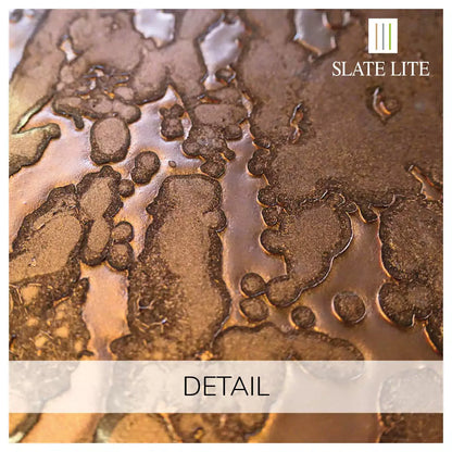 Metalen Look in Steenfineer Artdecors Lite Copper