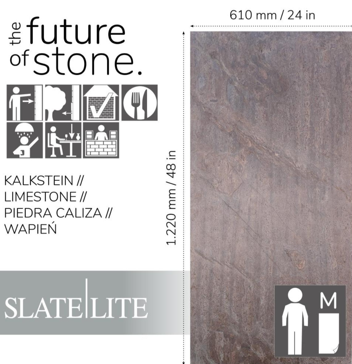 Natuursteen Slate-Lite Limestone pink