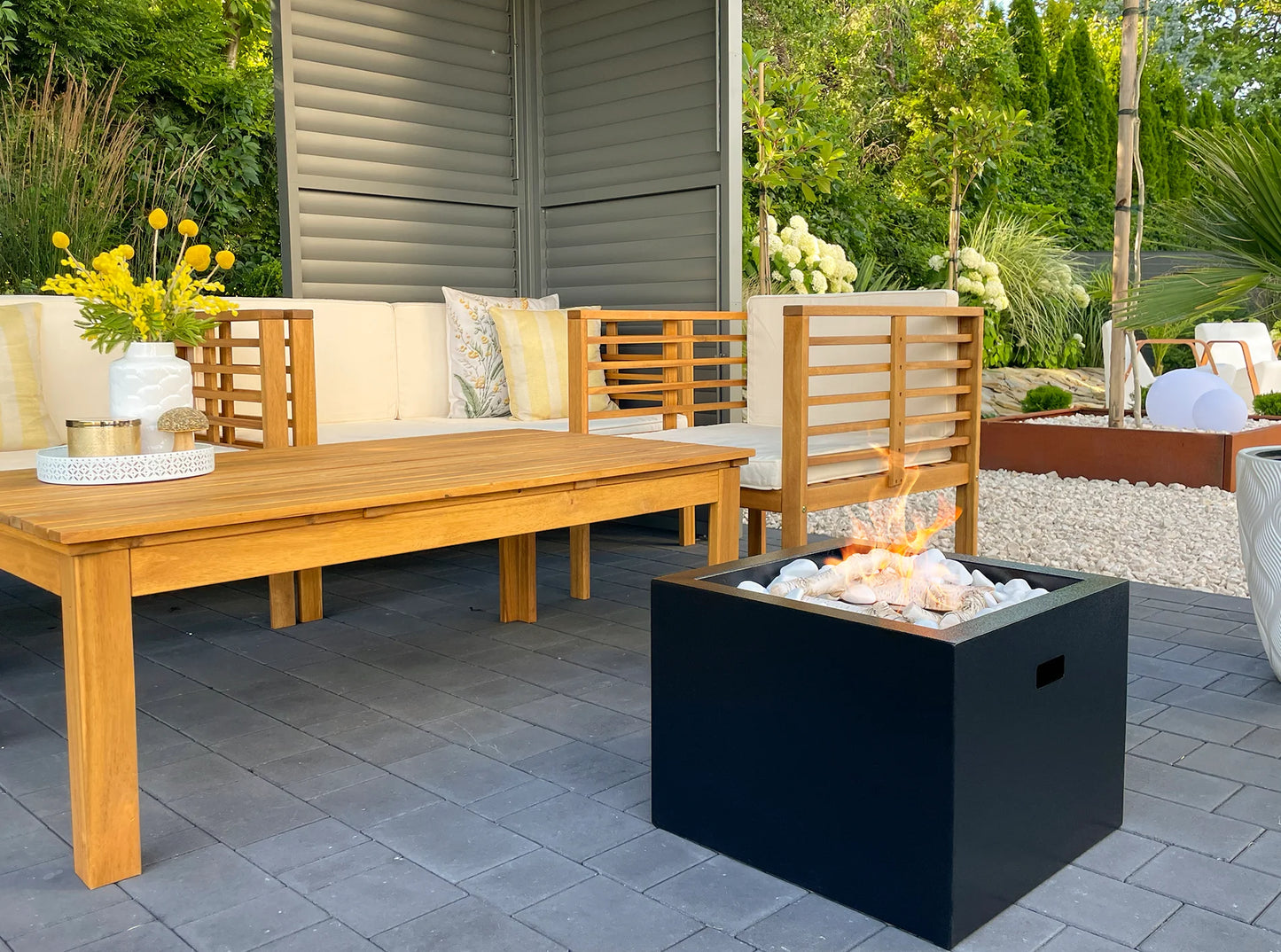 De Bio ethanol haard VRIJ Novium 32,5 cm x 43,5 cm