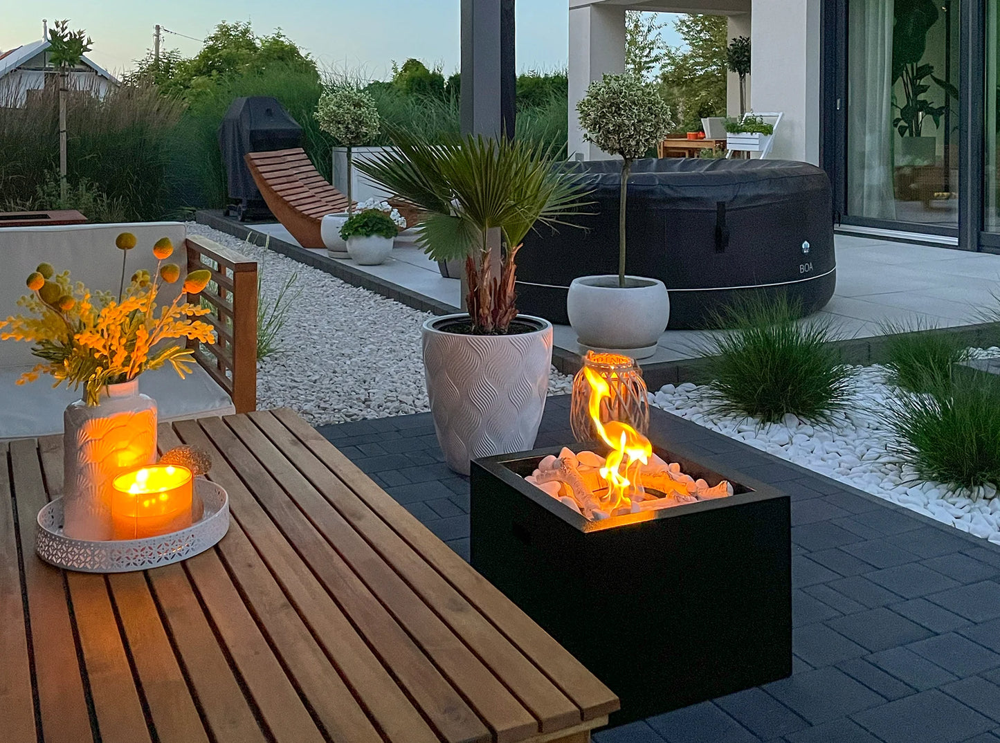 De Bio ethanol haard VRIJ Novium 32,5 cm x 43,5 cm