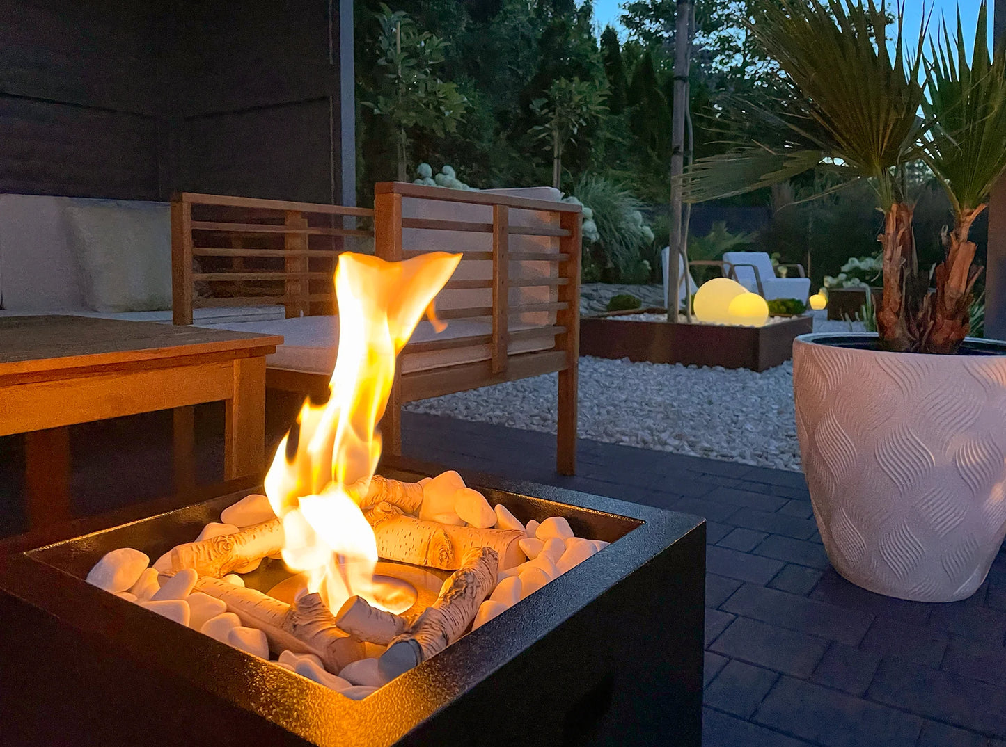 De Bio ethanol haard VRIJ Novium 32,5 cm x 43,5 cm