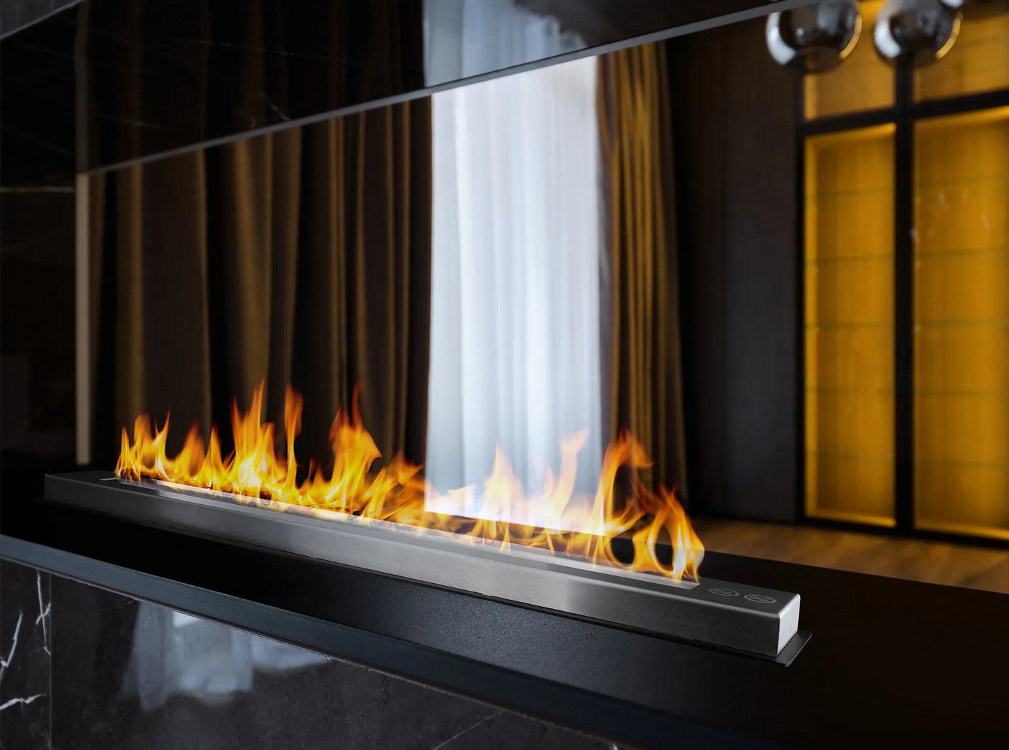 Inbouw bio-ethanol haard BIO-EKO 90cm
