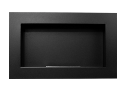De Bio haard zwart mat 650x400 cm zonder glas