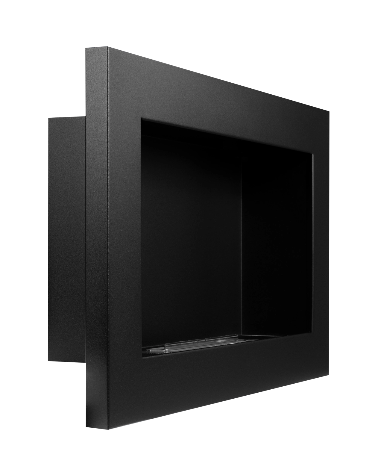 De Bio haard zwart mat 650x400 cm zonder glas