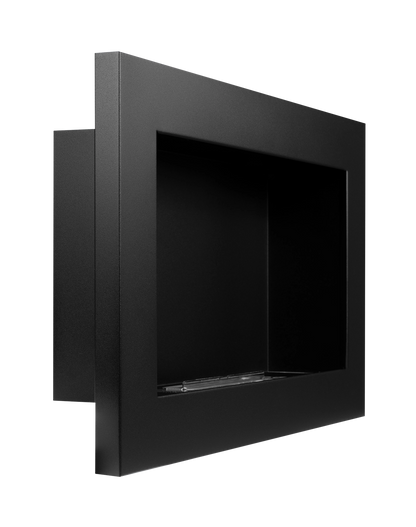 De Bio haard zwart mat 650x400 cm zonder glas