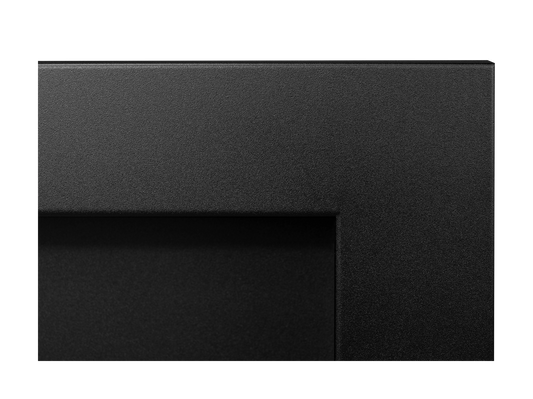 De Bio haard zwart 650x400 cm zwart mat